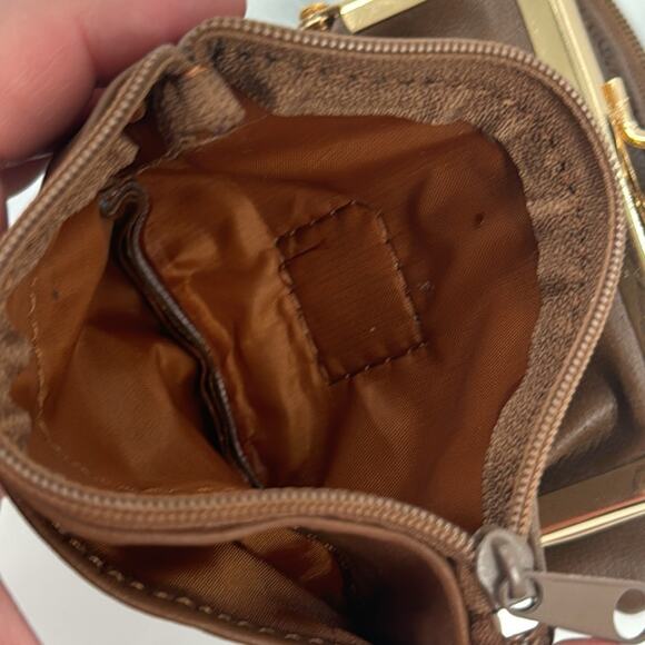 NWT brown leather coin purse - Picture 4 of 4